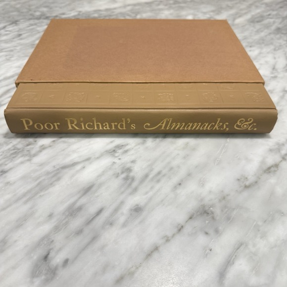 Poor Richards Almanac Ben Franklin 1964 The Heritage Press w/ Sandglass Slipcase - Picture 13 of 13